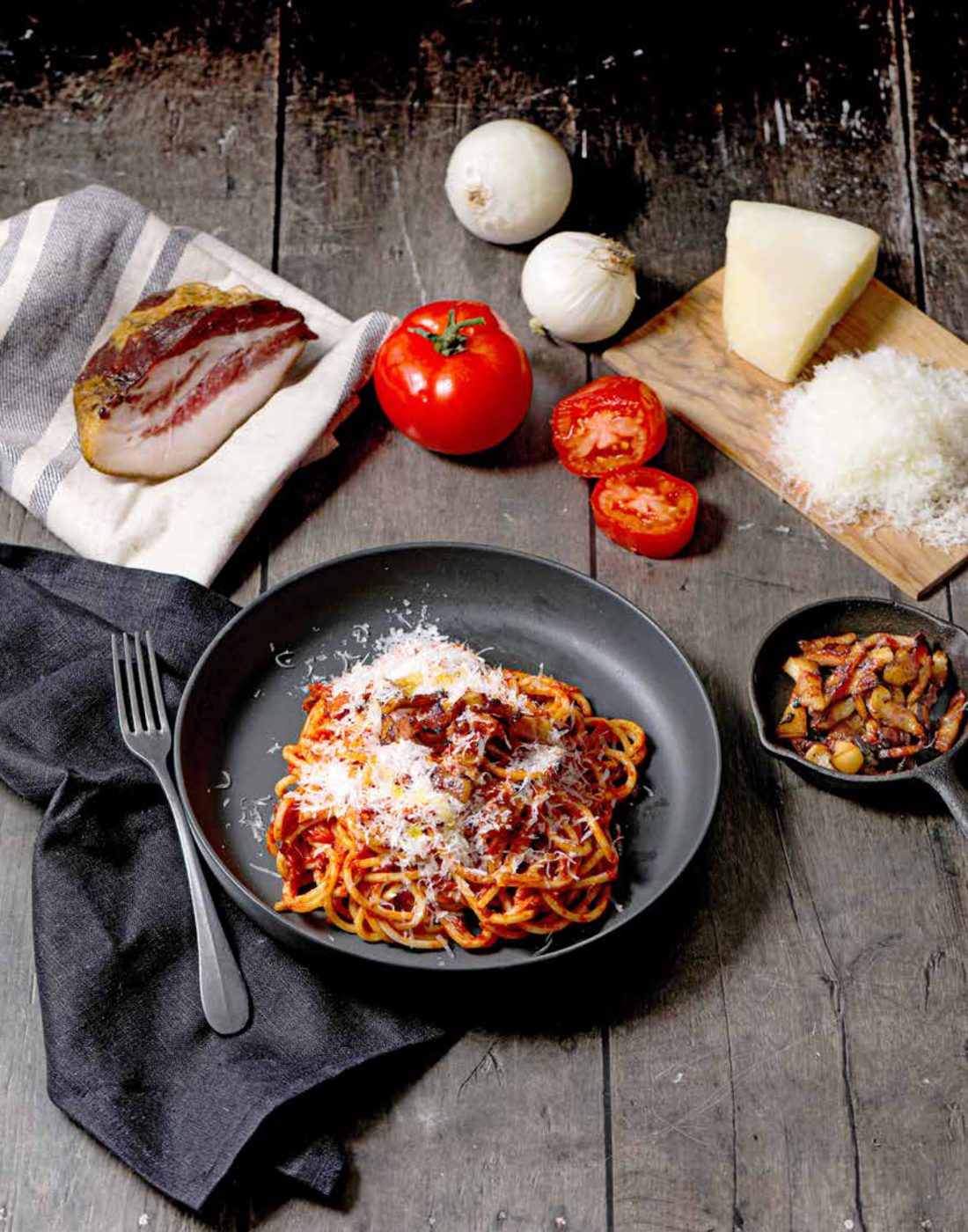 Spaghetti all’Amatriciana – passend zu Roma g.g.A.